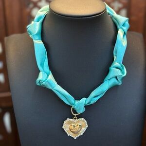 Handmade Scarf Tie Necklace